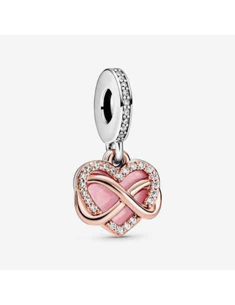 PANDORA Charm Pendant Cœur Infini Scintillant