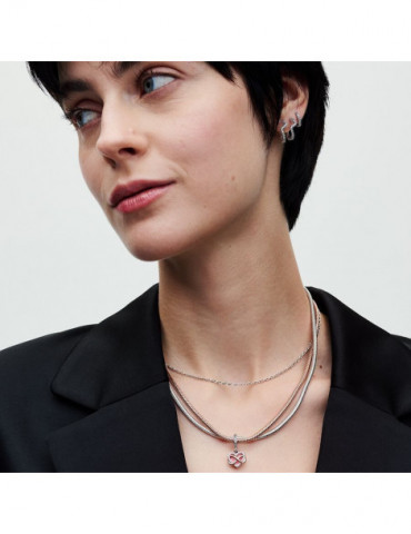 PANDORA Charm Pendant Cœur Infini Scintillant