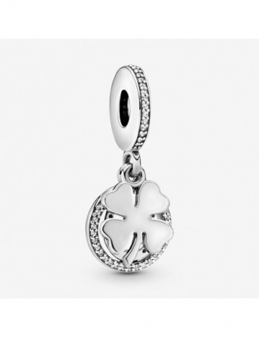PANDORA Charm Pendant Trèfle à Quatre Feuilles Chance