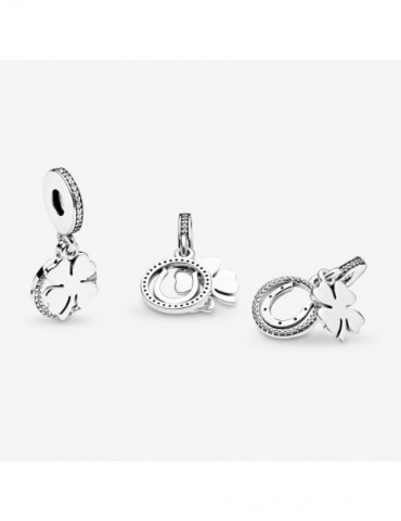 PANDORA Charm Pendant Trèfle à Quatre Feuilles Chance
