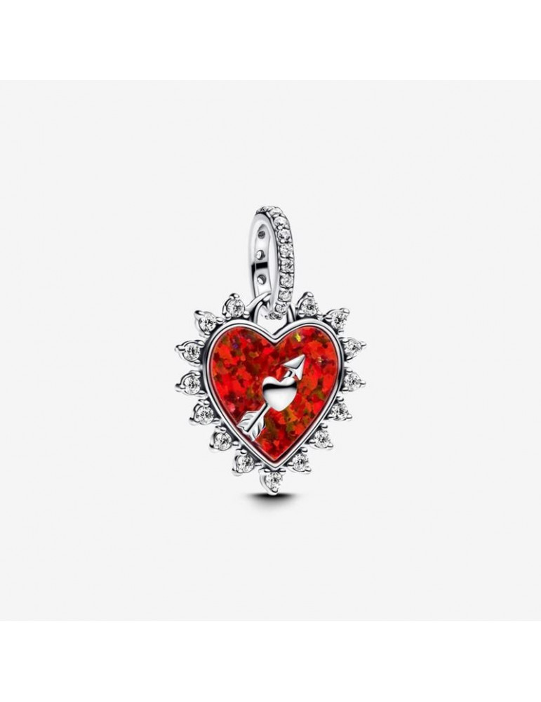 PANDORA Charm Pendant Cœur Flèche Pivotante PANDORA Charm Pendant Cœur Flèche Pivotante