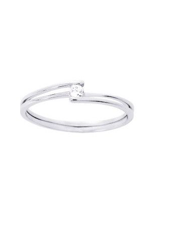 Solitaire Diamant fantaisie