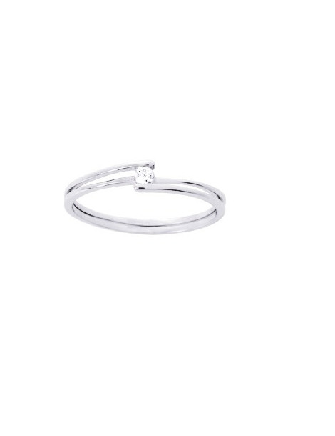 Solitaire Diamant fantaisie