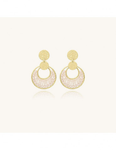 SANTIBÉ Boucles D'oreilles Mini Luna Sable