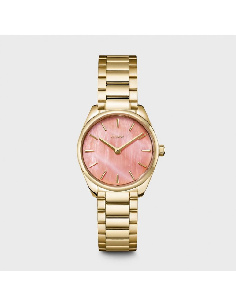 CLUSE Montre Féroce Mini Steel Apricot Pearl CLUSE Montre Féroce Mini Steel Apricot Pearl