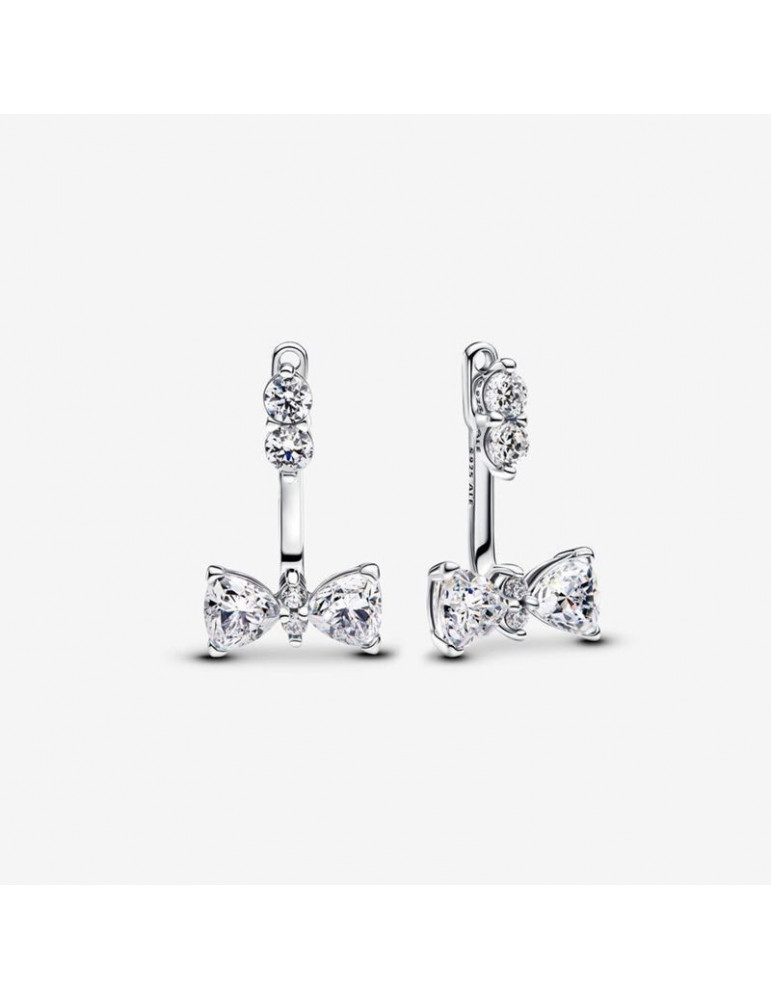 PANDORA Pendants D'oreilles Noeud Scintillant