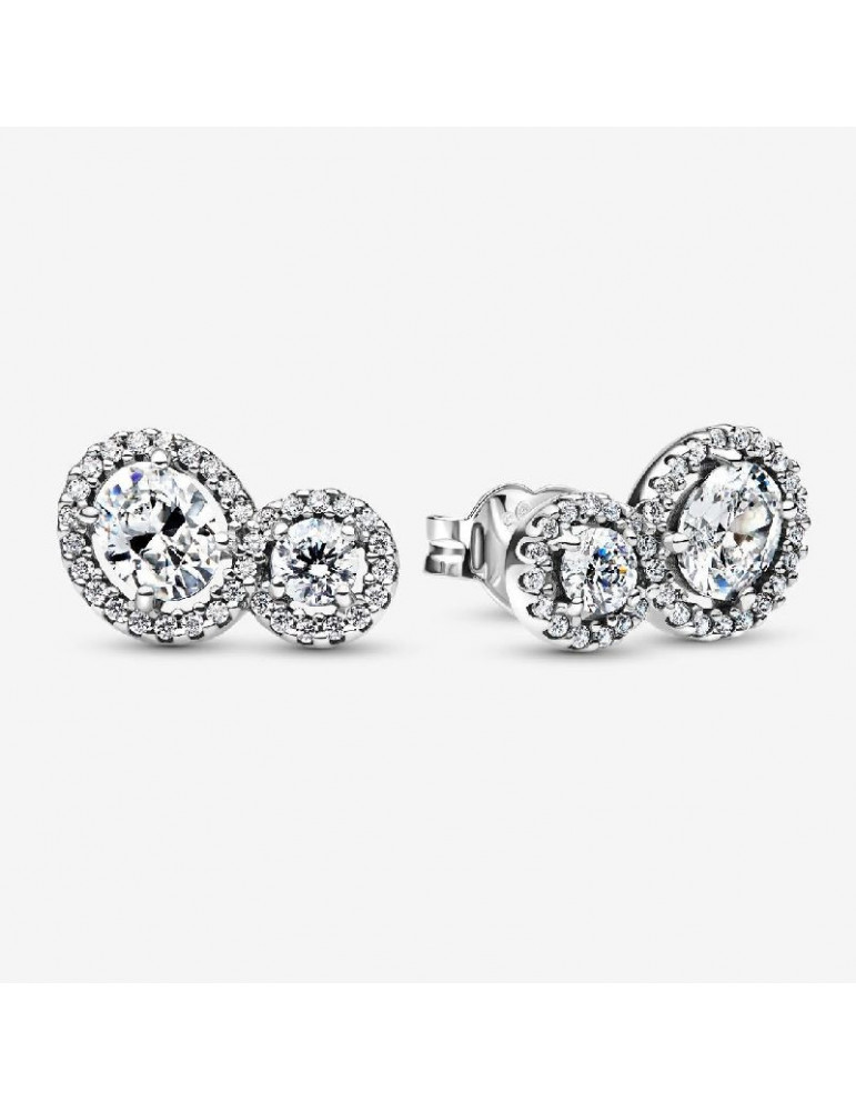 PANDORA Clous d'Oreilles Halo Embrace PANDORA Clous d'Oreilles Halo Embrace