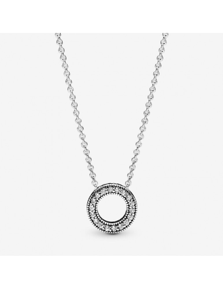 PANDORA Collier Cercle Pavé Signature Pandora PANDORA Collier Cercle Pavé Signature Pandora