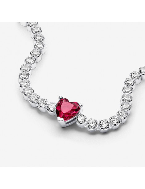 PANDORA Bracelet rivière Rouge