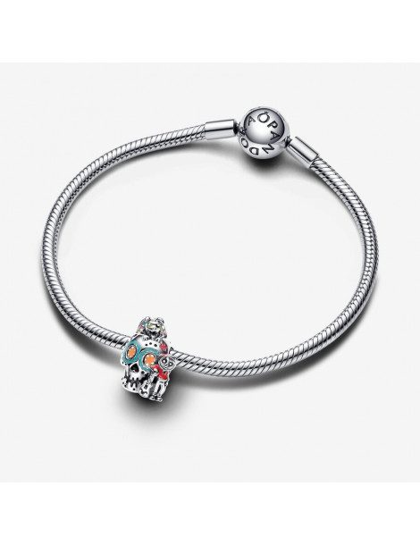 PANDORA Charm Phosphorescent Disney Pixar Coco Crâne Miguel & Dante