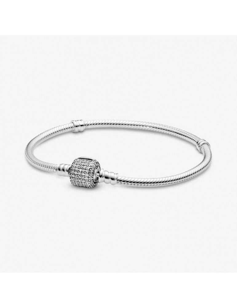PANDORA Bracelet fermoir pavé scintillant