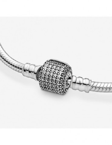 PANDORA Bracelet fermoir pavé scintillant