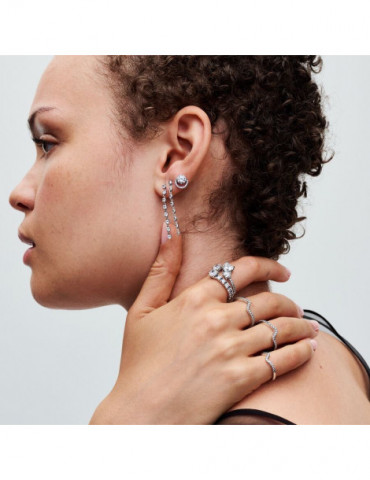 PANDORA Bague Chevauchement Scintillant