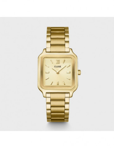 CLUSE Montre Gracieuse Steel Sunray Textured Gold