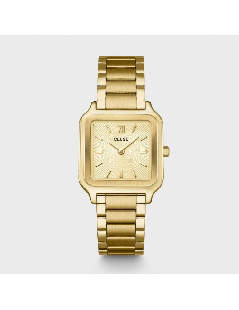 CLUSE Montre Gracieuse Steel Sunray Textured Gold CLUSE Montre Gracieuse Steel Sunray Textured Gold