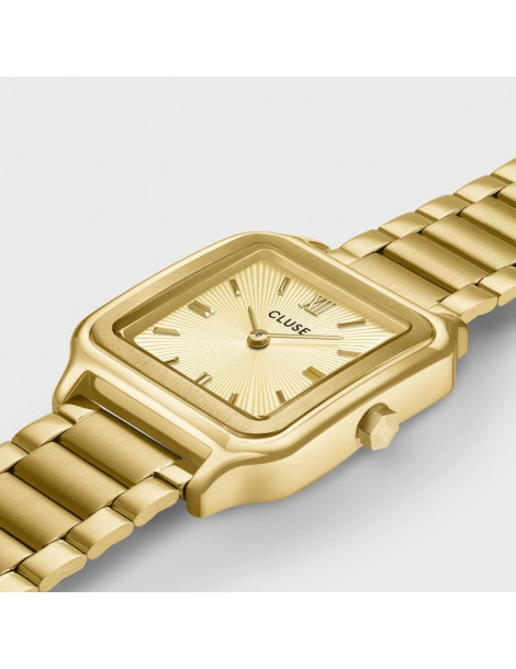 CLUSE Montre Gracieuse Steel Sunray Textured Gold