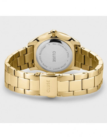 CLUSE Montre Féroce Petite Steel Green Gold