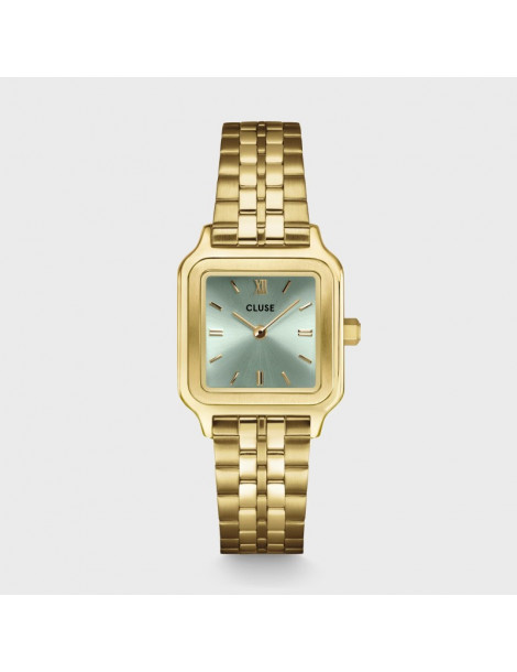 CLUSE Montre Gracieuse Petite Steel Sage Green Gold