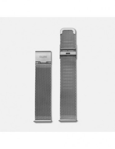 CLUSE Bracelet De Montre 18 mm Mesh Silver