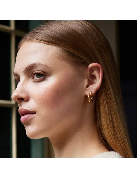 CLUSE Créoles Essentielle Round Hoop Gold
