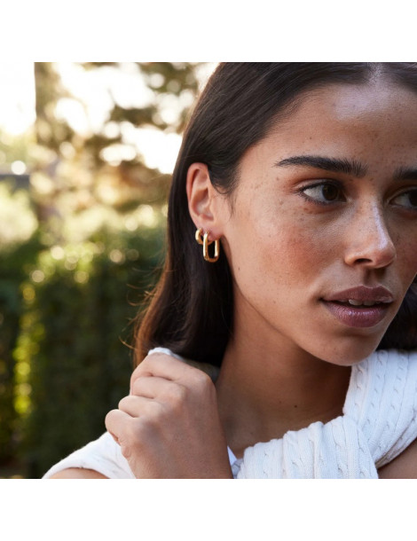 CLUSE Essentielle Medium Oval Hoop Gold