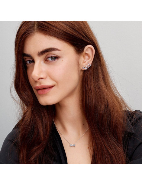 PANDORA Boucles d'Oreilles Noeud Scintillant