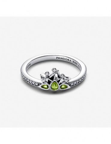 PANDORA Bague Diadème Princesse Disney Tiana