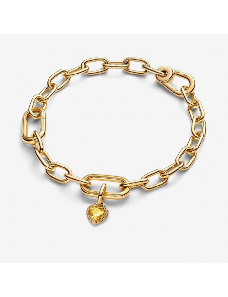 PANDORA Mini Dangle Cœur Jaune