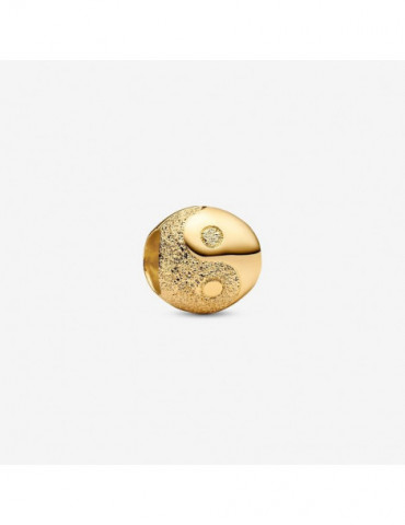 PANDORA Mini Charm Yin et Yang Texturé