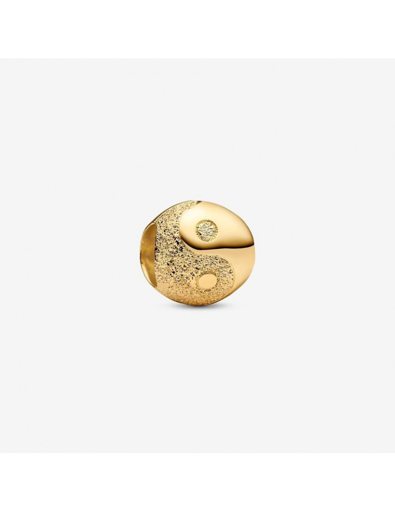 PANDORA Mini Charm Yin et Yang Texturé