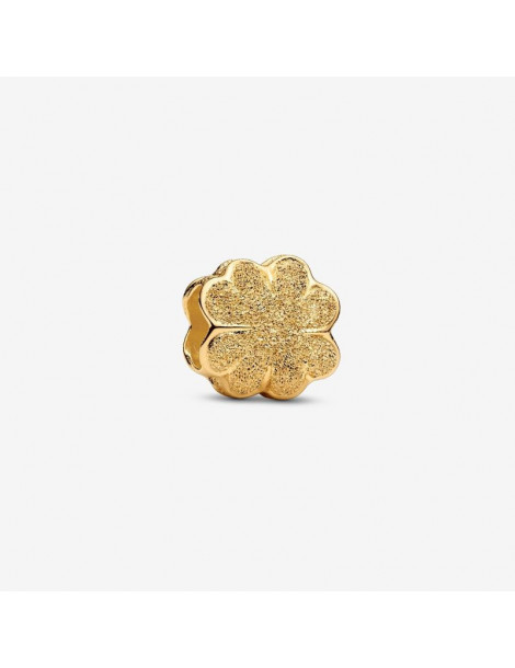 PANDORA Mini Charm Trèfle Texturé