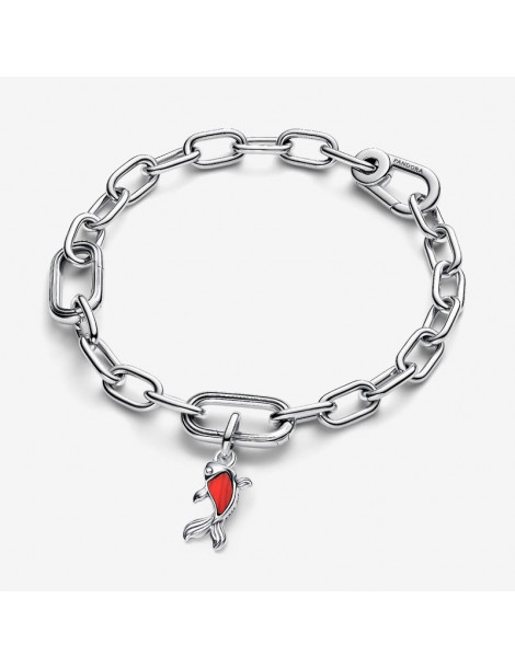 PANDORA Mini Dangle Carpe Koï Verre de Murano Rouge