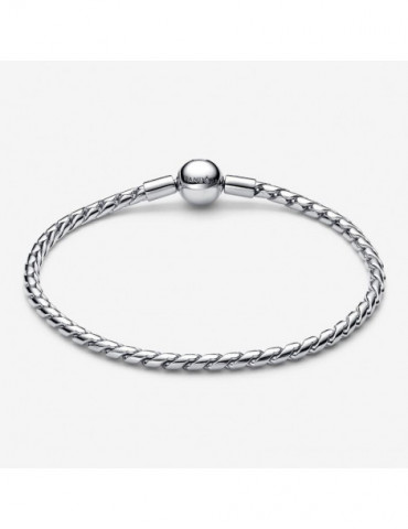 PANDORA Bracelet Maille Chevron Fermoir Rond