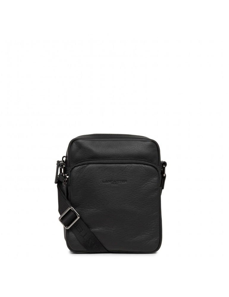 LANCASTER Sacoche Stoft Vintage - Noir LANCASTER Sacoche Stoft Vintage - Noir