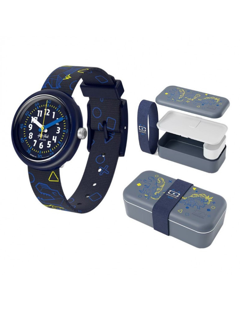 FLIK FLAK X MONBENTO Coffret Dino Diner FLIK FLAK X MONBENTO Coffret Dino Diner