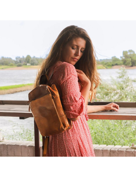 BEAR Sil Sac A Dos -  Cognac