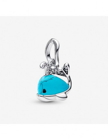 PANDORA Charm Pendant Baleine Turquoise