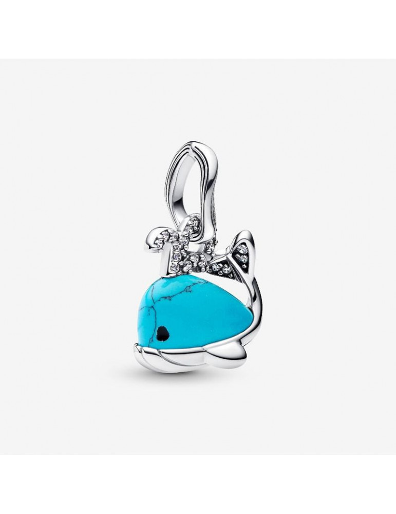 PANDORA Charm Pendant Baleine Turquoise