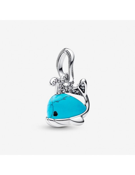 PANDORA Charm Pendant Baleine Turquoise