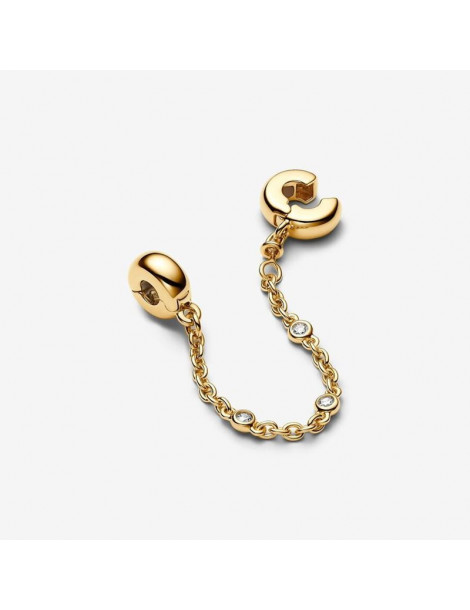 PANDORA Charm Chaîne de Confort Pierre Incolore Triple PANDORA Charm Chaîne de Confort Pierre Incolore Triple