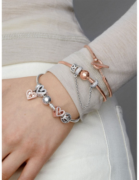 PANDORA Chaîne de confort Pavé Scintillant