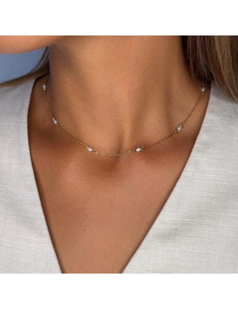 CLUSE Collier Essentielle Pear Gold Colour