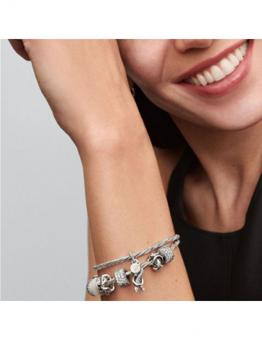 PANDORA Charm Pendant Nœud de l'Infini Pavé