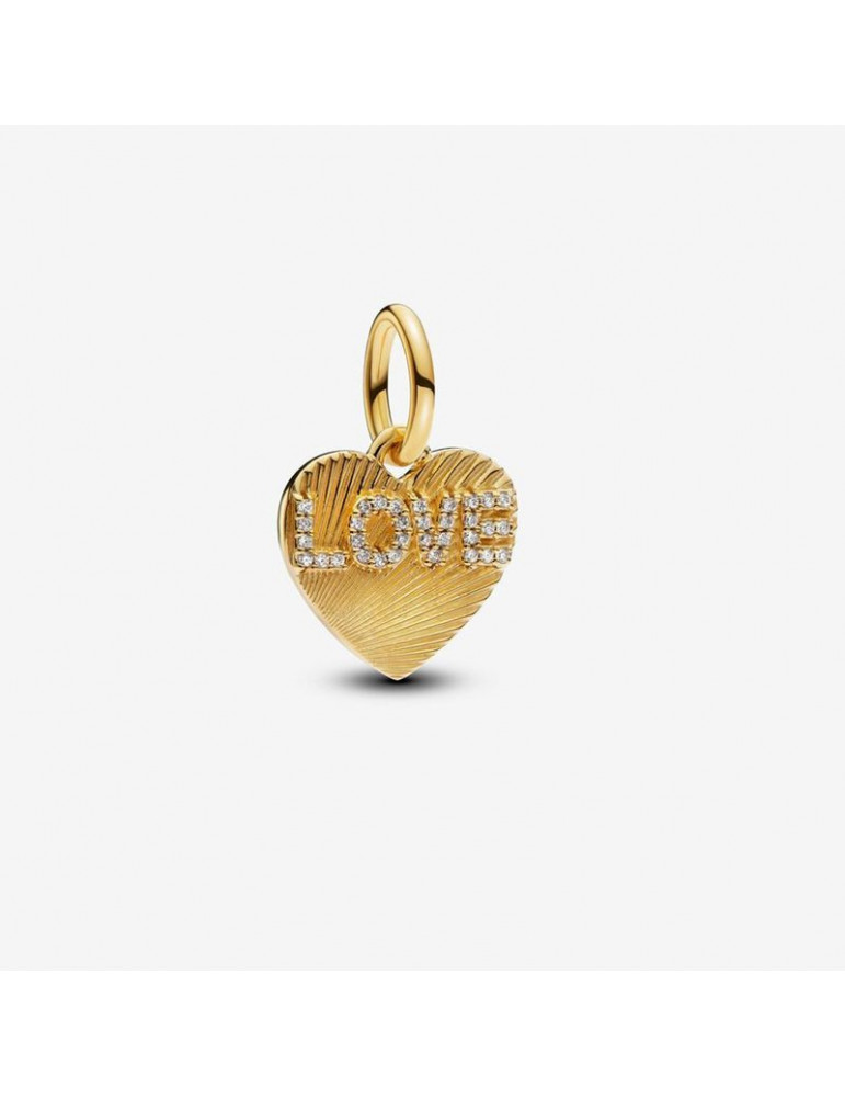 PANDORA Charm Pendant Coeur d'Amour Gravable