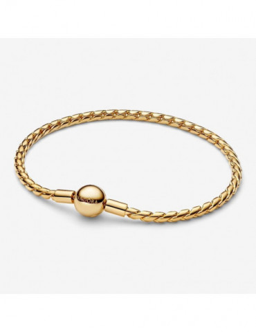 PANDORA Bracelet Maille Chevron Fermoir Rond