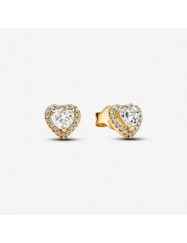 PANDORA Boucles D'oreilles Coeur Scintillant