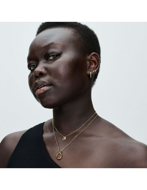 PANDORA Créoles Huggie Rondes