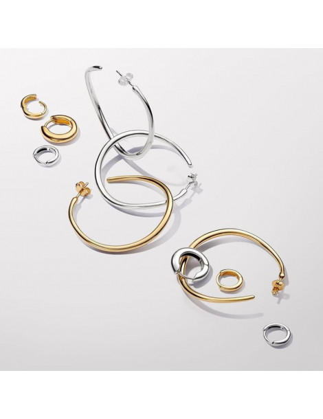 PANDORA Créoles Huggie Rondes