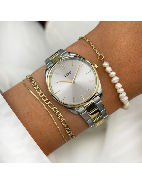 CLUSE Bracelet Set Essentielle Figaro Chain