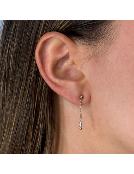 CLUSE Boucles D'oreilles Essentielle Pearl Drop Gold